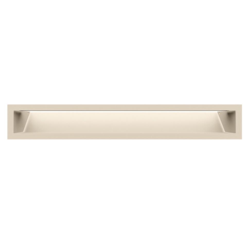 Kratki Lüftungsgitter 45S | 90x600x126,5 mm | creme