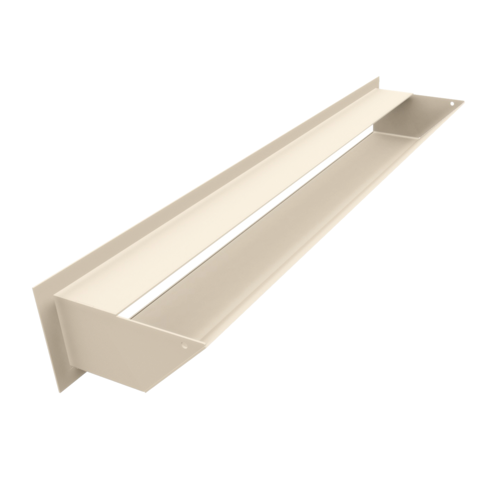 Kratki Lüftungsgitter 45S | 90x600x126,5 mm | creme