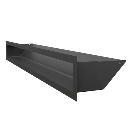 Kratki Lüftungsgitter 45S | 90x800x126,5 mm | schwarz