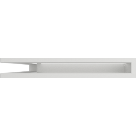 Kratki Eckluftleiste links | 600x400mm Winkel x 60mm | weiß
