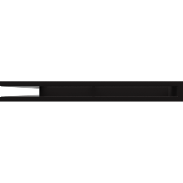 Kratki Eckluftleiste links | 547x766mm Winkel x 60mm | schwarz