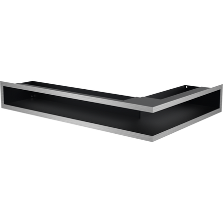 Kratki Eckluftleiste links | 600x400mm Winkel x 126,5mm | geschliffen
