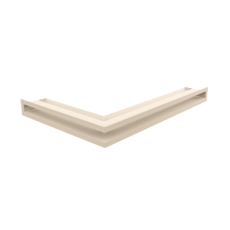 Kratki Eckluftleiste 45S rechts | 400x600 mm Winkel x 60 mm | creme 