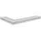 Kratki Eckluftleiste rechts | 600x400mm Winkel x 60mm | weiß