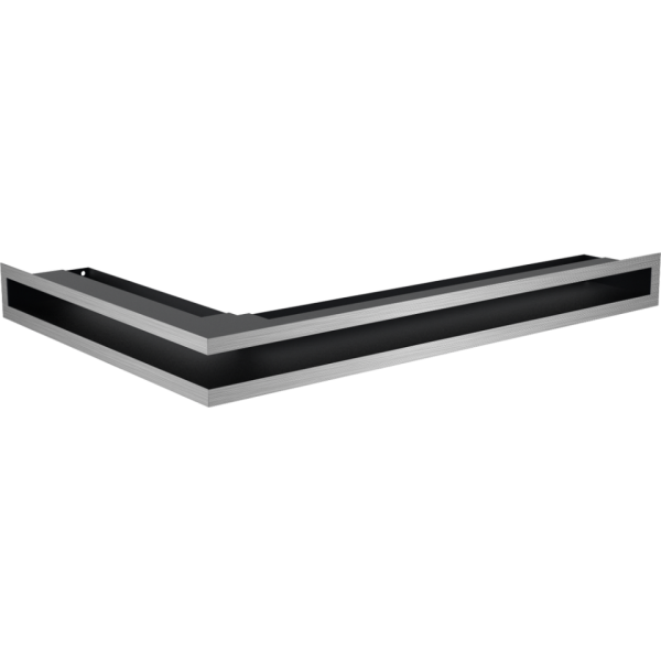 Kratki Eckluftleiste rechts | 600x400mm Winkel x 60mm | geschliffen