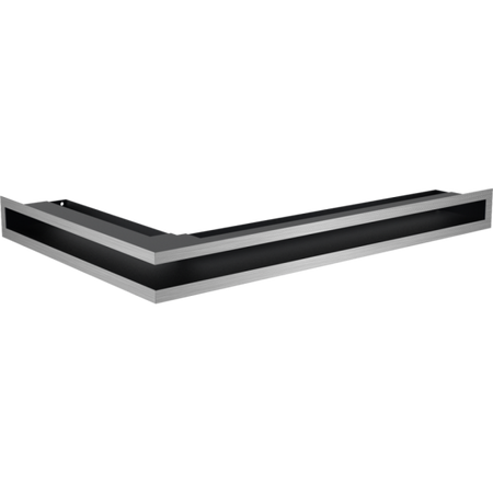 Kratki Eckluftleiste rechts | 600x400mm Winkel x 60mm | geschliffen