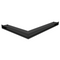 Kratki Eckluftleiste 45S rechts | 547x766 mm Winkel x 60 mm | schwarz