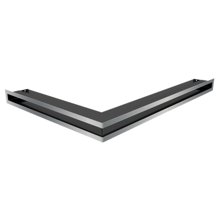 Kratki Eckluftleiste 45S rechts | 547x766 mm Winkel x 60 mm | geschliffen