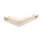 Kratki Eckluftleiste 45S rechts | 400x600 mm Winkel x 90 mm | creme