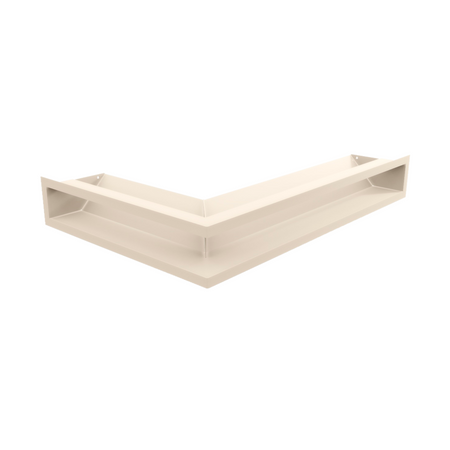 Kratki Eckluftleiste 45S rechts | 400x600 mm Winkel x 90 mm | creme