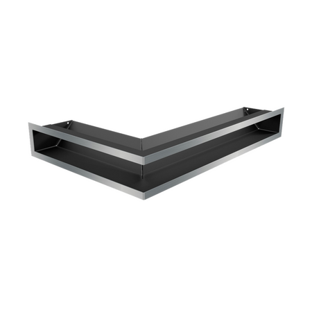 Kratki Eckluftleiste 45S rechts | 400x600 mm Winkel x 90 mm | geschliffen