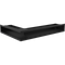 Kratki Eckluftleiste rechts | 600x400mm Winkel x 90mm | schwarz