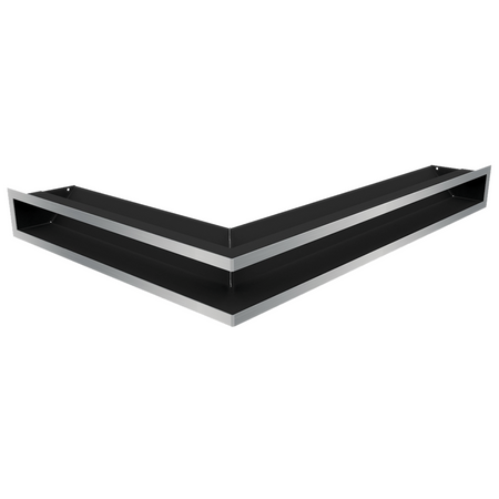 Kratki Eckluftleiste 45S rechts | 547x766 mm Winkel x 90 mm | geschliffen