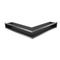 Kratki Eckluftleiste 45S | 560x560 mm Winkel x 90 mm | geschliffen