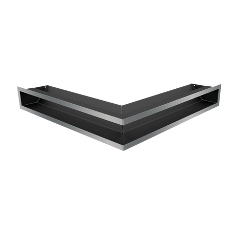 Kratki Eckluftleiste 45S | 560x560 mm Winkel x 90 mm | geschliffen