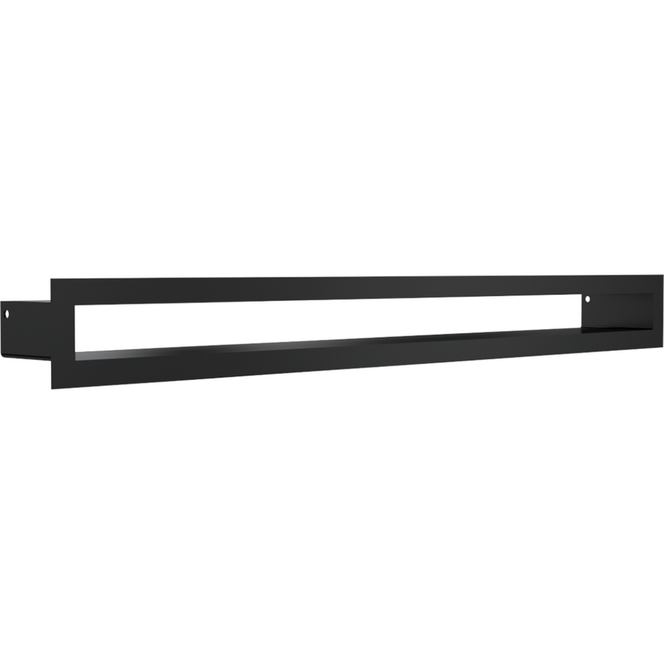 Kratki Luftleiste, Tunnel Luftschlitz | 60x600x71 mm | schwarz ➔ Klimaworld.com