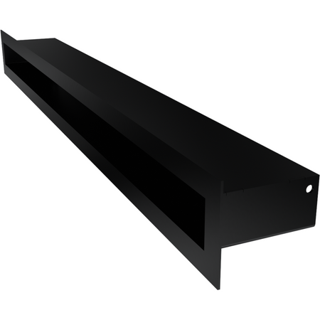 Kratki Luftleiste, Tunnel Luftschlitz | 60x600x71 mm | schwarz
