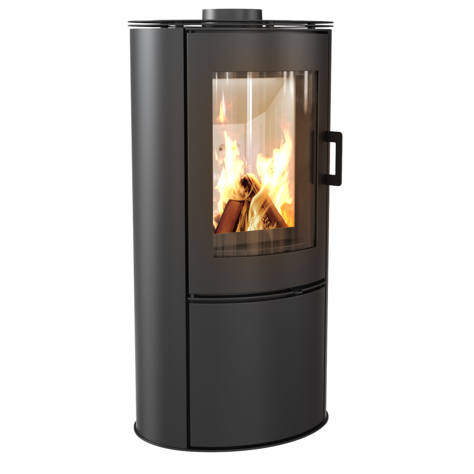 Kratki Kaminofen Koza AB S/DR | gebogene Scheibe | 8 kW | KOZA/AB/S/DR