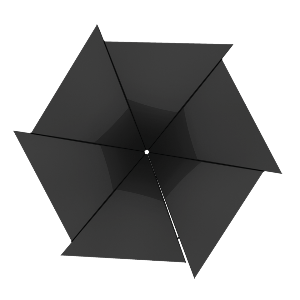 Kratki Feuerschale Hex | 660x572x419 mm | Stahl | FIRE/HEX