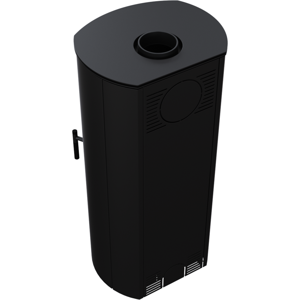 Kratki Kaminofen Falcon 9 W | mit Warmhaltefach | 10 kW | FALCON/W