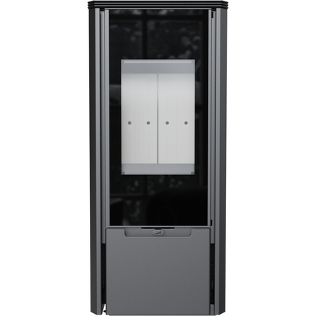 Kratki Kaminofen Koza Enyo | gerade Scheibe | mit Griffmulde | 6 kW 