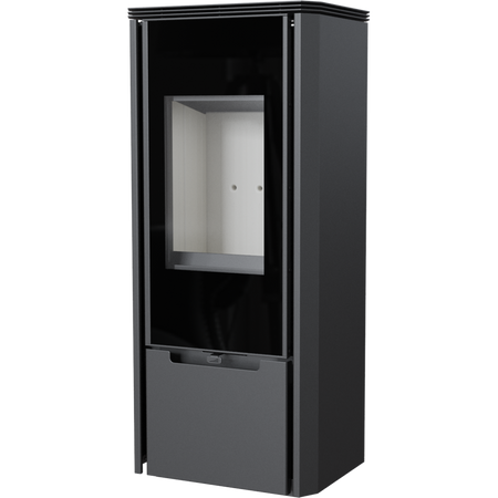Kratki Kaminofen Koza Enyo | gerade Scheibe | mit Griffmulde | 6 kW 