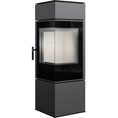 Kratki Kaminofen Thor 8 | Eckkamin - 2-seitig | 8 kW | THOR ➔ klimaworlv.com