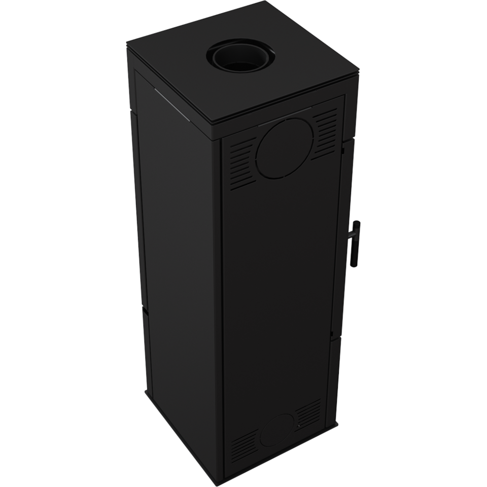 Kratki Kaminofen Thor 8 | Eckkamin - 2-seitig | 8 kW | THOR