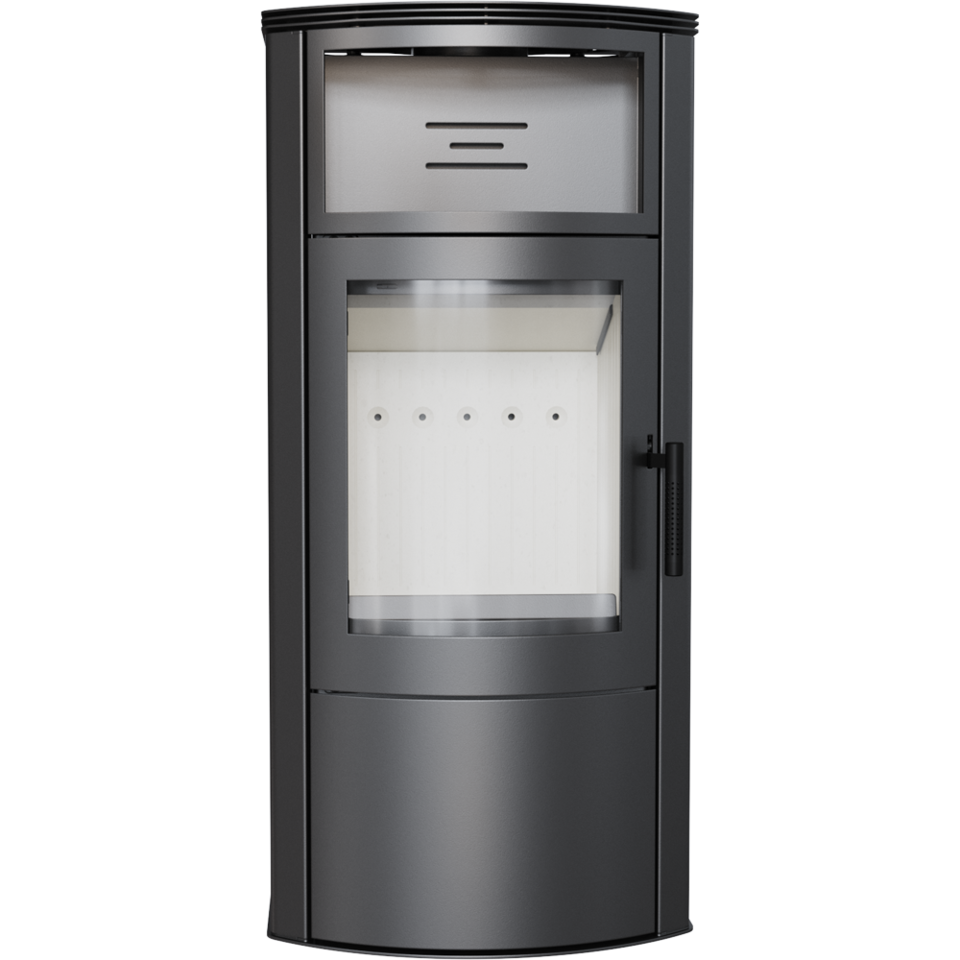 Kratki Kaminofen Koza Titan | mit Warmhaltefach | 11 kW | KOZA/TITAN