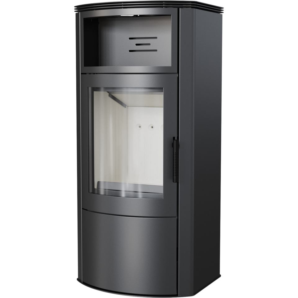 Kratki Kaminofen Koza Titan | mit Warmhaltefach | 11 kW | KOZA/TITAN
