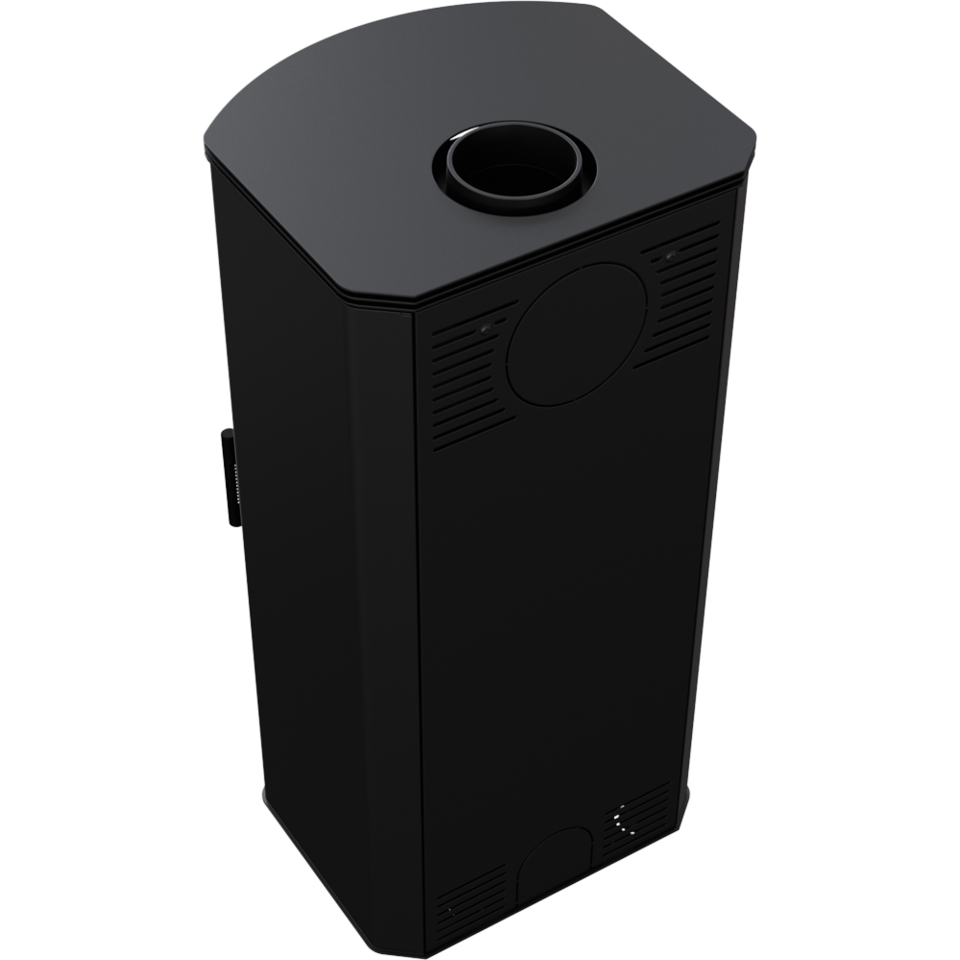 Kratki Kaminofen Koza Titan | mit Warmhaltefach | 11 kW | KOZA/TITAN