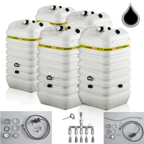 OTEX Sicherheizöltank für Hochwasser im Tank WSF755 5x750 L + Grundpaket WA +WB+ VWS 
