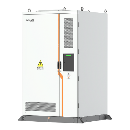 weißer Batterieschrank TRENE-P100B215 Ansicht schraeg rechts | Klimaworld.com