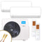 MIDEA Multisplit Klimaanlage | XTREME SAVE LITE | 2,8 kW + 3,6 kW | Quick-Connect