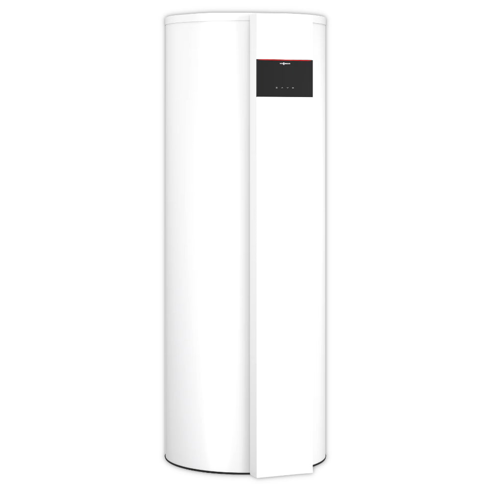 Viessmann Vitocal 262-A T2H-R290 Warmwasserwaermepumpe weisser stehender Speicher mit schwarzem Display | Klimaworld.com