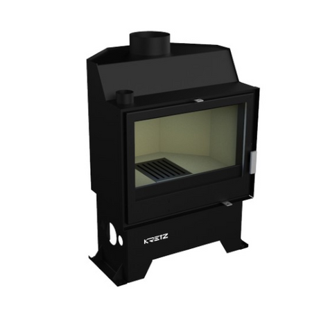 KRETZ | Kamineinsatz Z 103 | gerade Scheibe | Schamotte Box | 10 kW ➔ klimaworlv.com