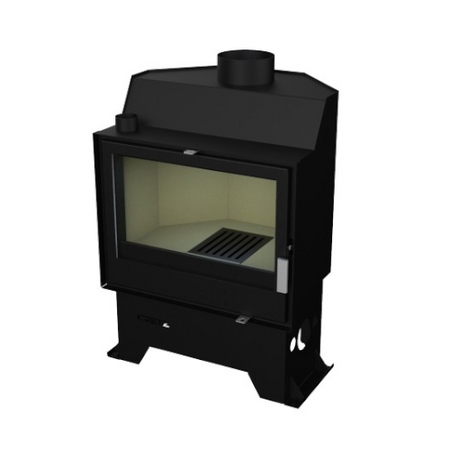KRETZ | Kamineinsatz Z103 | gerade Scheibe | 10 kW ➔ klimaworlv.com