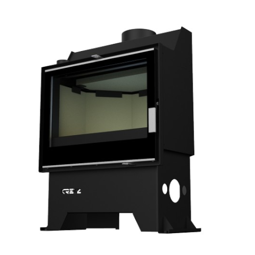 KRETZ | Kamineinsatz Z 103 S | Schamotte-Box | Doppelglas | 10 kW