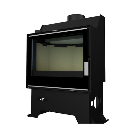 KRETZ | Kamineinsatz Z 103 S | Schamotte-Box | Doppelglas | 10 kW