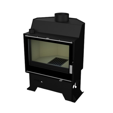 KRETZ | Kamineinsatz Z 103 S | Schamotte-Box | Doppelglas | 10 kW