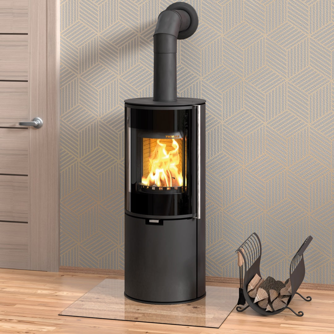 Thorma Kaminofen | ZARAGOZA PLUS| schwarz | 5 kW | klimaworlv.com