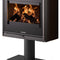 Oranier | Kaminofen | Ziva Cook | 6,5 kW | Schwarz | Standfuß